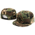 Camo Flat Brim Hip Hop Cap